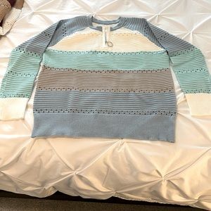Multi color pullover sweater 2xl